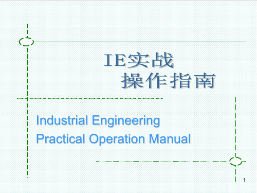 推荐-IE实战操作指南 精品