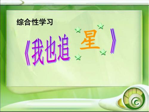 第三单元.我也追星ppt