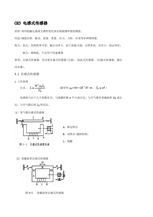 CH3电感式传感器