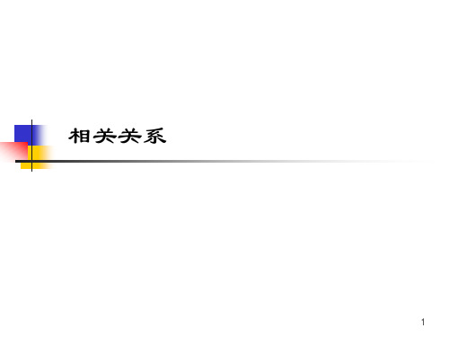 相关系数 -PPT