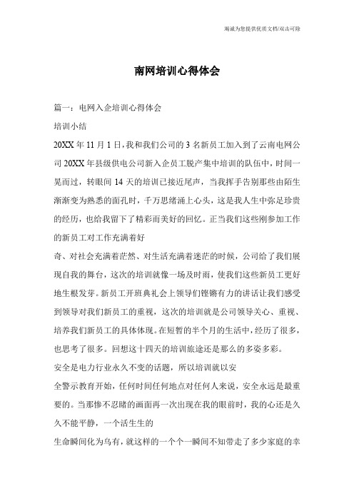 南网培训心得体会_0