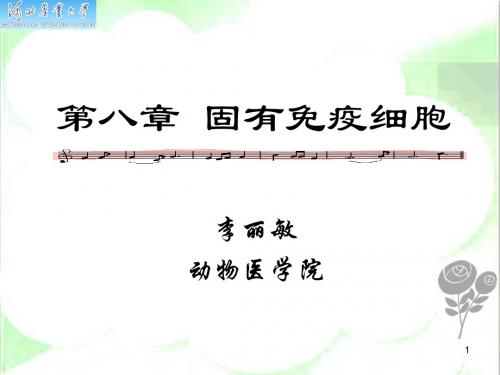 河北农业大学免疫学课件 第八章 固有免疫细胞