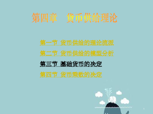 货币供给理论