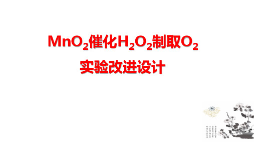 《MnO2催化H2O2制取O2》实验改进设计