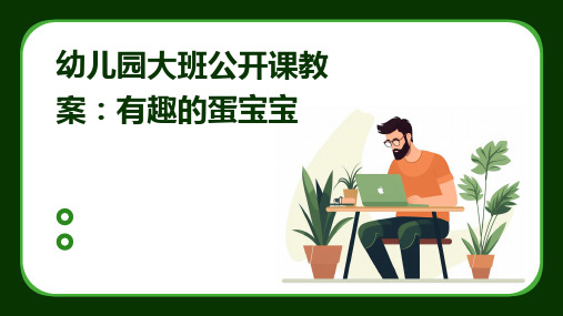 2024年幼儿园大班公开课教案：有趣的蛋宝宝