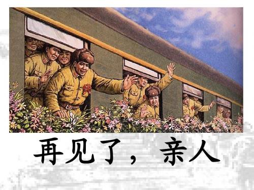 14再见了亲人课件