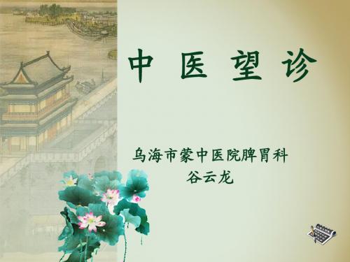 中医望诊、谷云龙精讲