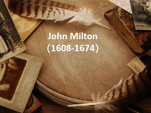 英国文学-John Milton