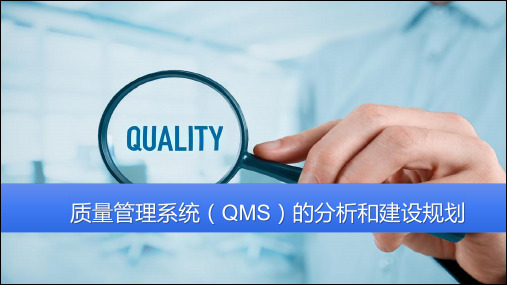 质量管理系统(QMS)的分析和建设规划