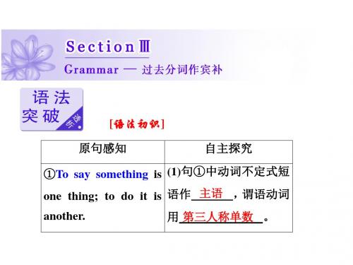 2018-2019学年高二英语人教版选修七课件：Unit 1 Section Ⅲ