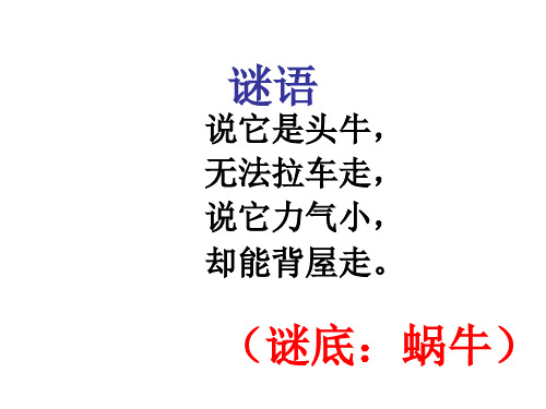 二年级下册语文课件《蜗牛搬家》｜语文A版 (共24张PPT)