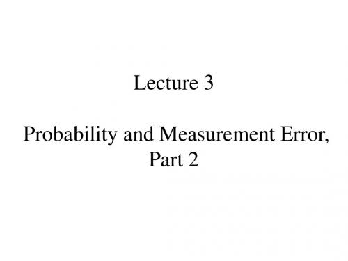 and Measurement Error, Part 2