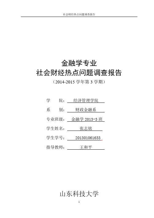 收入分配调查报告 张志铭