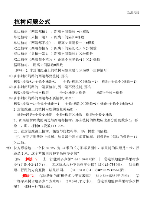 植树问题公式 (2)