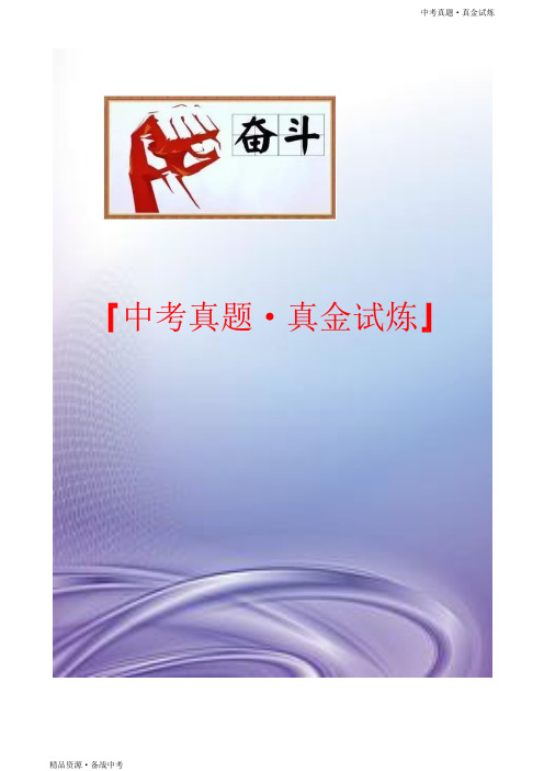 山东泰安市2020年【语文真题】初中学业水平考试试卷(含解析)