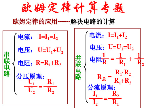 欧姆定律计算