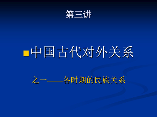 中国古代对外交往 ppt课件