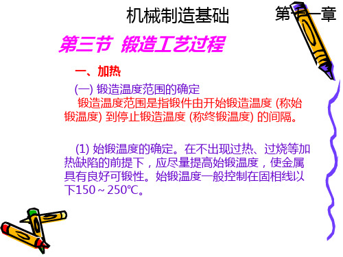 锻造工艺过程