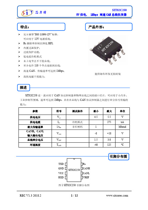 SIT82C250-datasheet_V1.3