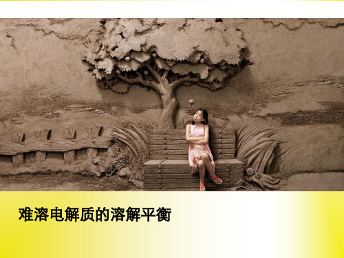 高二化学选修4难溶物的溶解平衡(公开课)