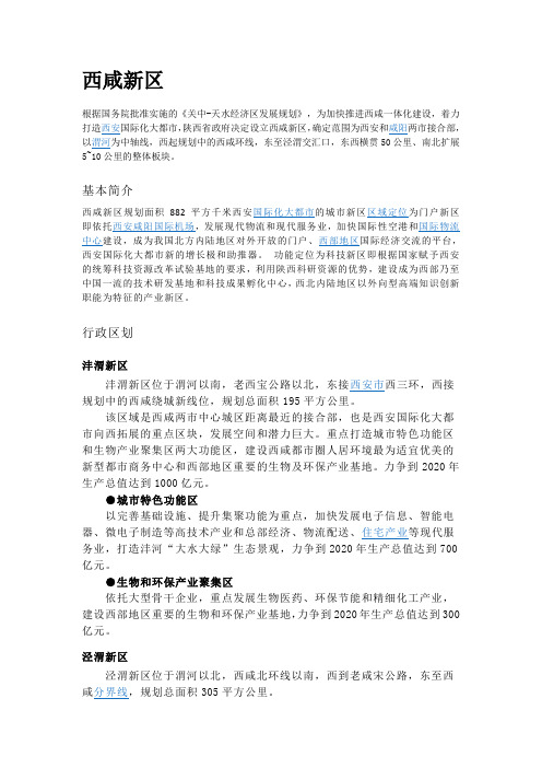 西咸新区介绍