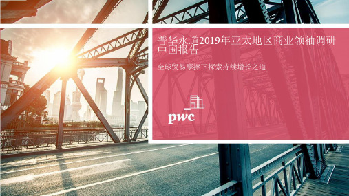 2019年亚太地区中国商业领袖调研