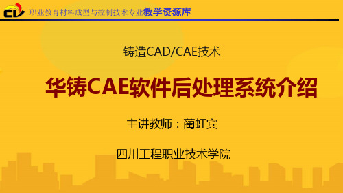 华铸CAE软件的后处理系统介绍PPT资料优秀版
