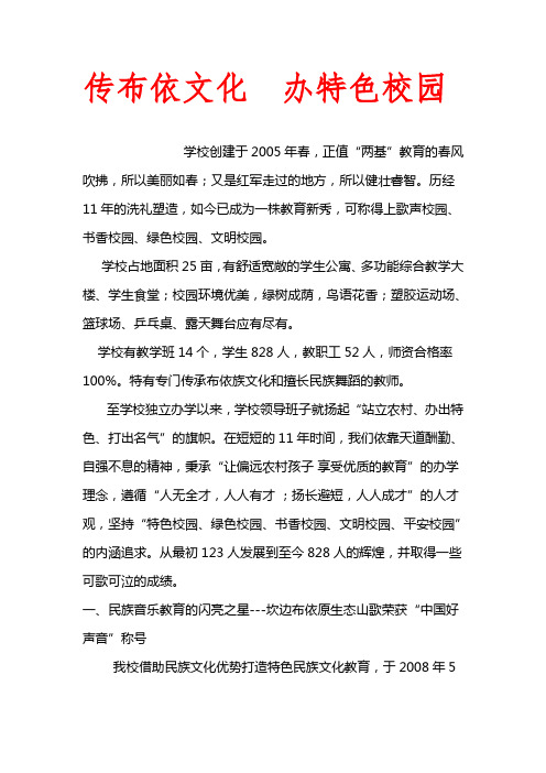 传布依文化