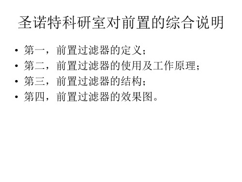 什么是前置过滤器