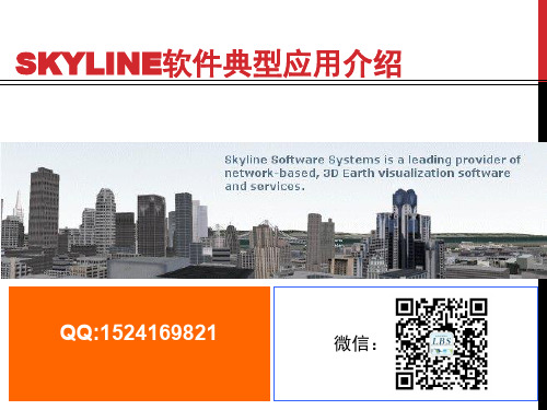 Skyline软件典型案例应用