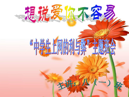 想说爱你不容易——文明上网