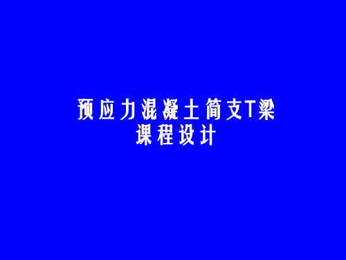 预应力混凝土结构设计-新规范