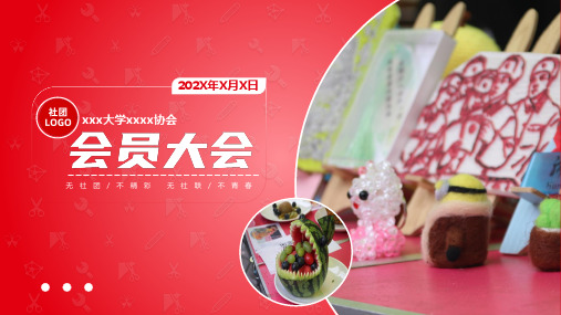 大学社团多场合通用ppt模板