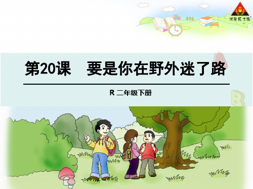 二下20 要是你在野外迷了路语文课件PPT