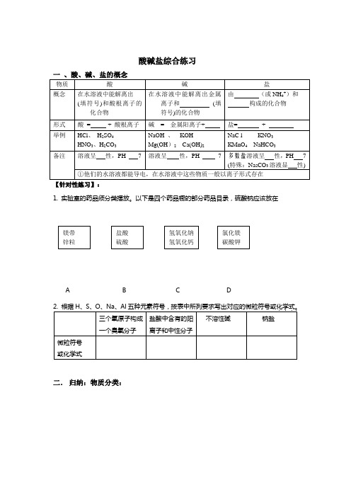酸碱盐综合
