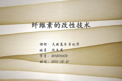 纤维素改性