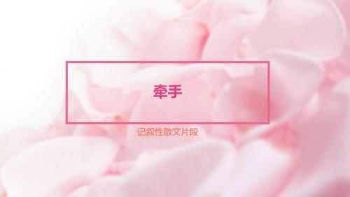 牵手ppt