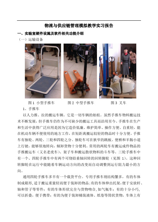 物流与供应链管理实验报告
