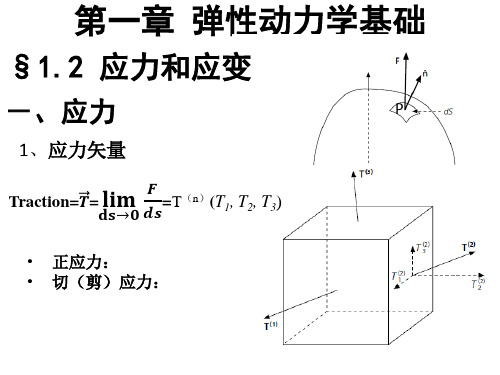 高等地震学-第一章-应力应变