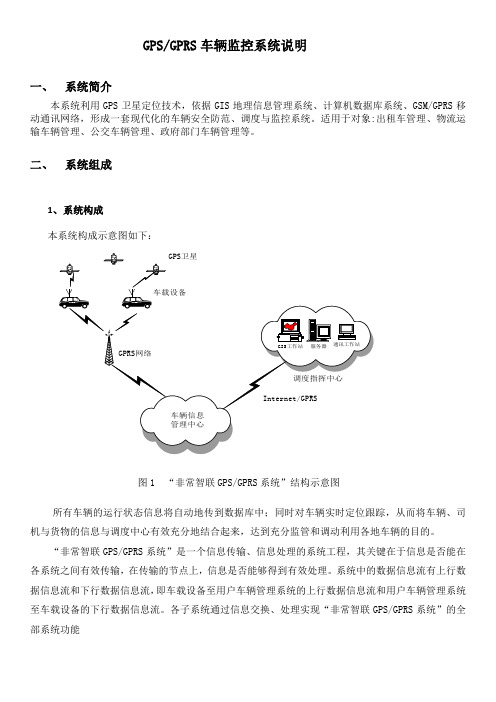 GPSGPRS车辆监控系统说明.