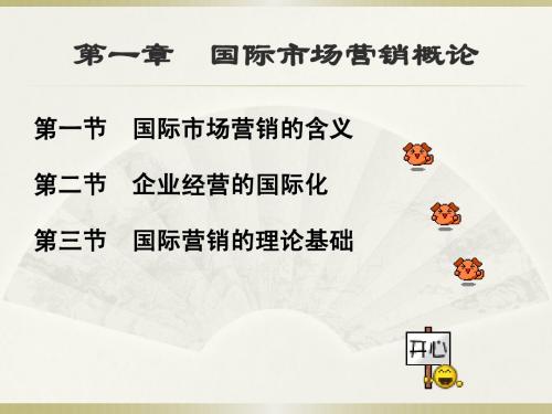 第一章  国际市场营销概论