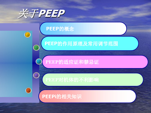 PEEP在机械通气中的PPT课件02