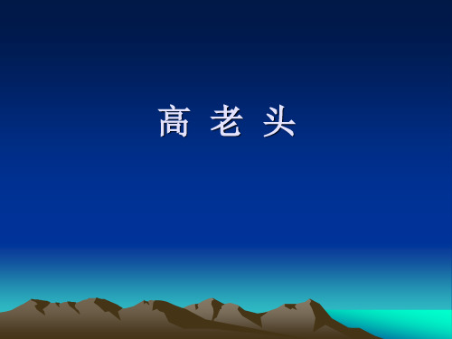 名著导读·高老头