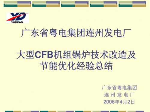CFB锅炉技术改造及节能优化经验总结莫钰英