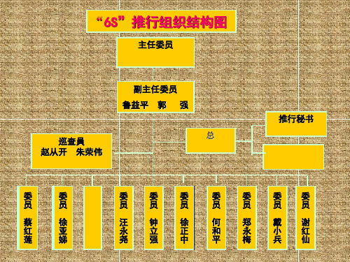 6S组织架构及职能[1]