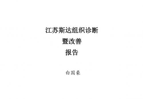 组织诊断报告——JS