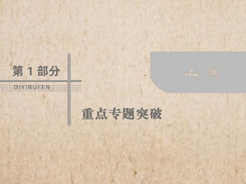 高考数学(文)二轮专题复习课件：第1部分 专题八 选考系列4-4、4-5 1-8-2