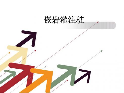 嵌岩灌注桩ppt课件