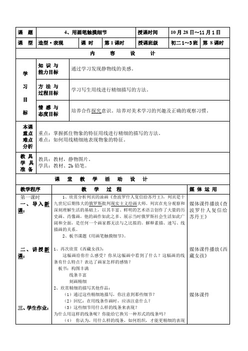 用画笔触摸细节