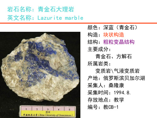 变质岩结构构造2014